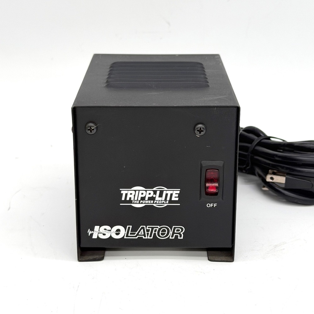 Tripp Lite IS250 Isolator Series Isolation Transformer 250W 2 Outlet Black